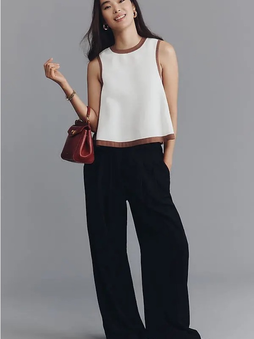 Maeve Sleeveless Swing Knit Top - Picture 2 of 4